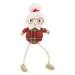 Gioco natalizio per cani peluche Natalelf 43 cm 