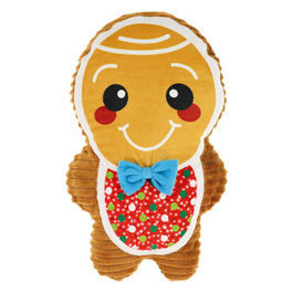 Gioco natalizio per cani peluche Famiglia Gingerone 25-32 cm Marrone