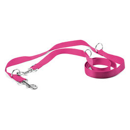 Guinzaglio da addestramento per cani con doppio moschettone M - 2,3 cm|Lunghezza 200 cm Rosa
