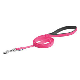 Guinzaglio per cani in Nylon con maniglia in neoprene S - 1,5 cm|Lunghezza 120 cm Rosa