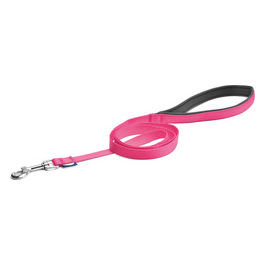 Guinzaglio per cani in Nylon con maniglia in neoprene L - 2,5 cm|Lunghezza 120 cm Rosa