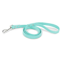 Guinzaglio per cani in similpelle scamosciata L - 1,9 cm|Lunghezza 120 cm Acquamarina