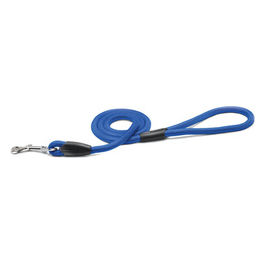 Guinzaglio per cani tubolare con dettagli in plastica XS -  1,2 cm|Lunghezza 120 cm Blu