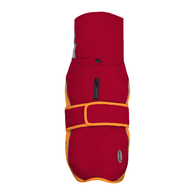Record Impermeabile anti-vento tecnico per cani Denali 7XL - Lunghezza dorso 80 cm Rosso