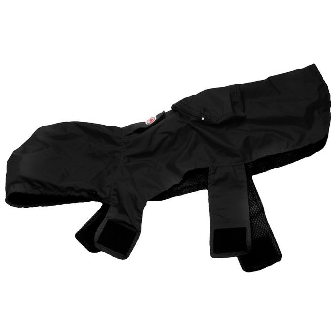 Record Impermeabile tascabile cani Pocket S - Lunghezza dorso 35 cm Nero