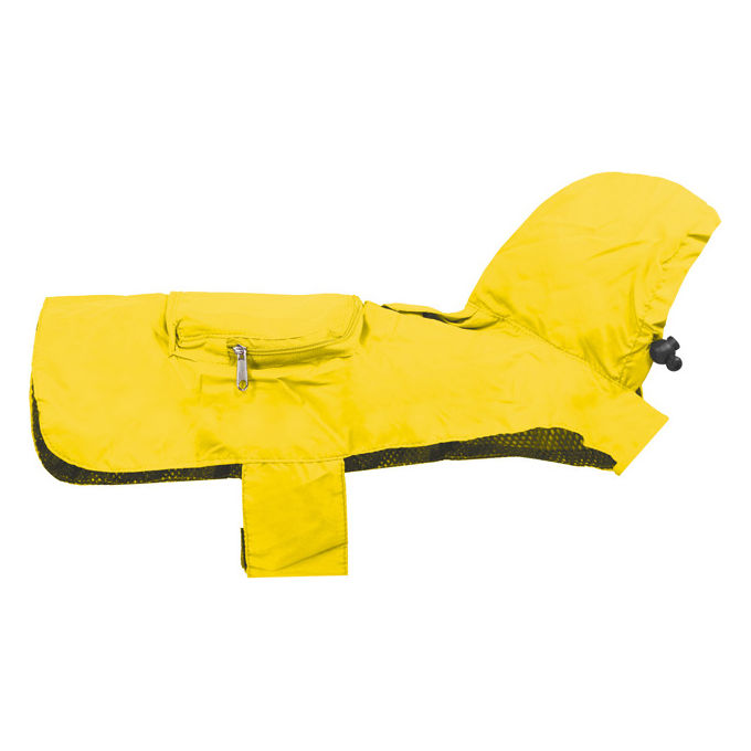 Record Impermeabile tascabile cani Pocket XXL - Lunghezza dorso 60 cm Giallo