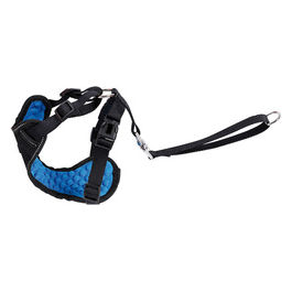 Kit pettorina per auto e raccordo per cintura di sicurezza cani L - (Collo 54-78 cm Vita 68-92 cm) 