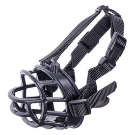 Museruola per cani in silicone L Nero
