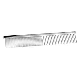 Pettine in metallo doppia dentatura L - 19 x 3,5 cm 