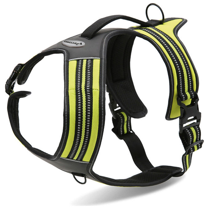 Record Pettorina per cani Alpi XL - Circonferenza 90-125 cm Giallo