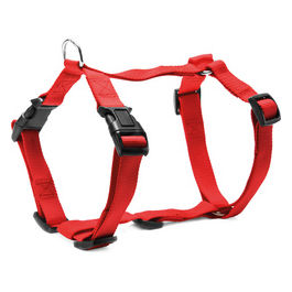 Pettorina per cani con finitura in plastica XS - Circonferenza 20-35 cm Rosso