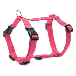 Pettorina per cani con finitura in plastica S - Circonferenza 25-40 cm Rosa