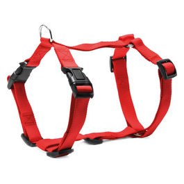 Pettorina per cani con finitura in plastica S - Circonferenza 25-40 cm Rosso