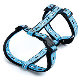 Pettorina per cani Ossicini XS - Circonferenza 20-35 cm Azzurro