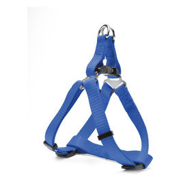Pettorina per cani X-Style con fibbia a farfalla in metallo M - Circonferenza 30-51 cm Blu