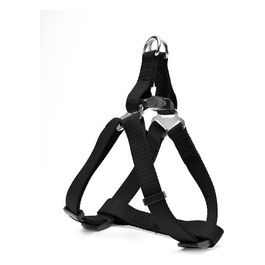 Pettorina per cani X-Style con fibbia a farfalla in metallo M - Circonferenza 30-51 cm Nero