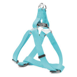Pettorina per cani X-Style con fibbia a farfalla in metallo M - Circonferenza 30-51 cm Acquamarina
