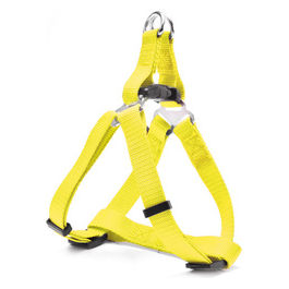 Pettorina per cani X-Style con fibbia a farfalla in metallo M - Circonferenza 30-51 cm Giallo