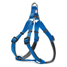 Pettorina per cani X-Style con rivestimento in PVC S - Circonferenza 41-66 cm Blu