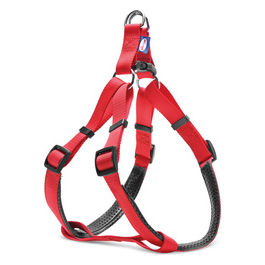 Pettorina per cani X-Style con rivestimento in PVC S - Circonferenza 41-66 cm Rosso