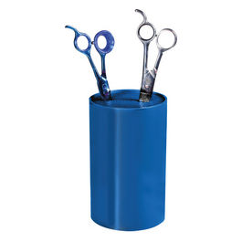 Portaforbici cilindrico 11 x 18h cm Blu