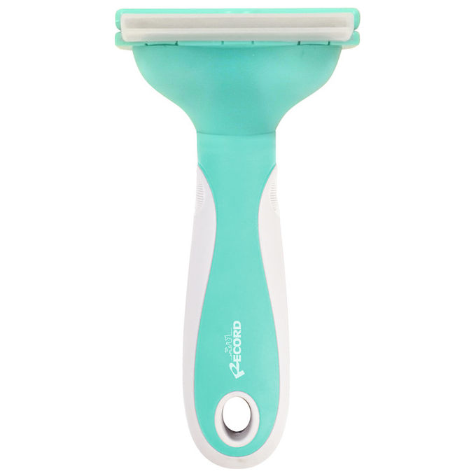 Record Rastrello rimuovipelo autopulente per cani e gatti M - 7,5 x 16,5 cm