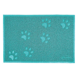 Tappetino sottociotola rettangolare in PVC 60x40 cm 60 x 40 cm Acquamarina