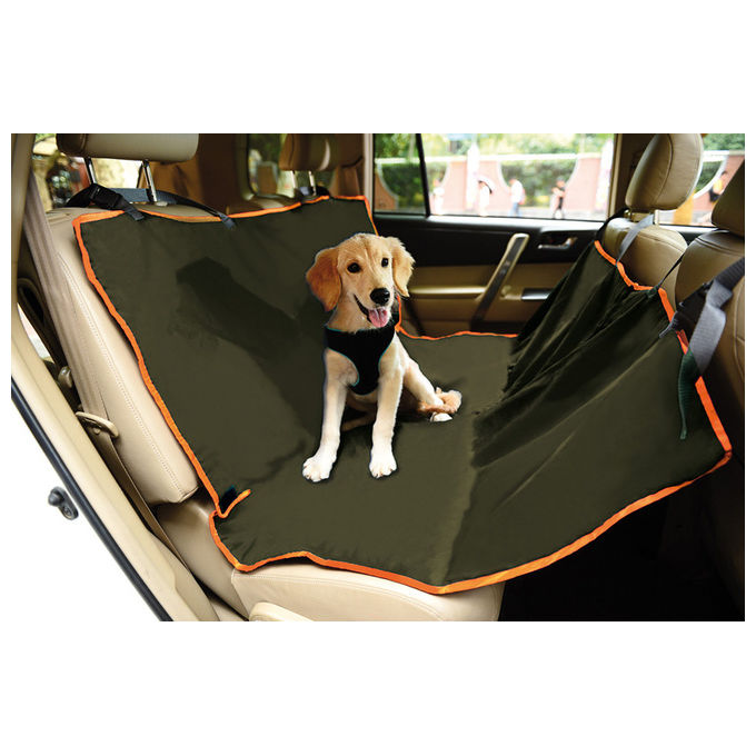 Record Telo coprisedile per cani 142 x 142 cm VerdeArancione