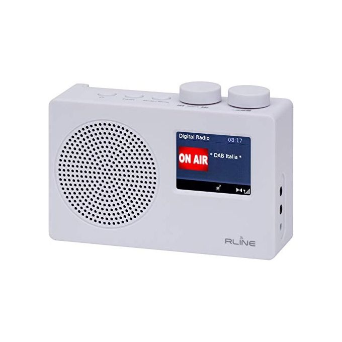 Red Line Radio Portatile Dab+ Fm Bluetooth Colore Bianco