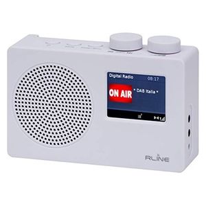 Red Line Radio Portatile Dab+ Fm Bluetooth Colore Bianco
