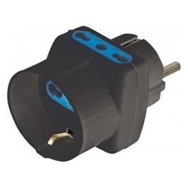 Adattatore Triplo Shucko Nero