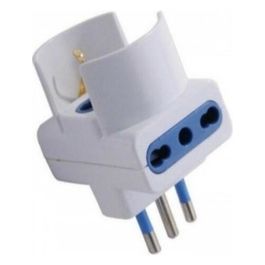 Adattatore Triplo Shucko Bianco
