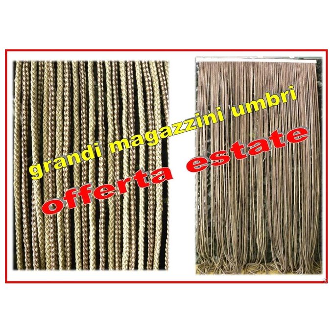 Reds Tenda Cordonetto String Marrone 120x230cm F 124