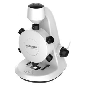 Reflecta DigiMicroscope Microscopio Digitale Vario con connessione USB Zoom 100x-600x Bianco