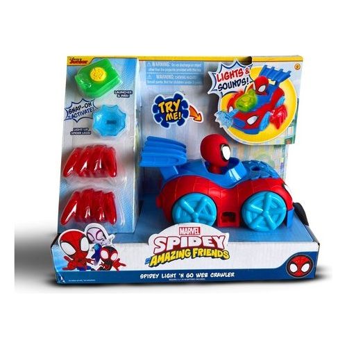 Rei Toys Playset Spidey Lancia Ragnatele de Luxe con Luci e Suoni