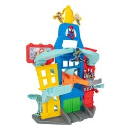 Spidey City Playset con 2 Veicoli