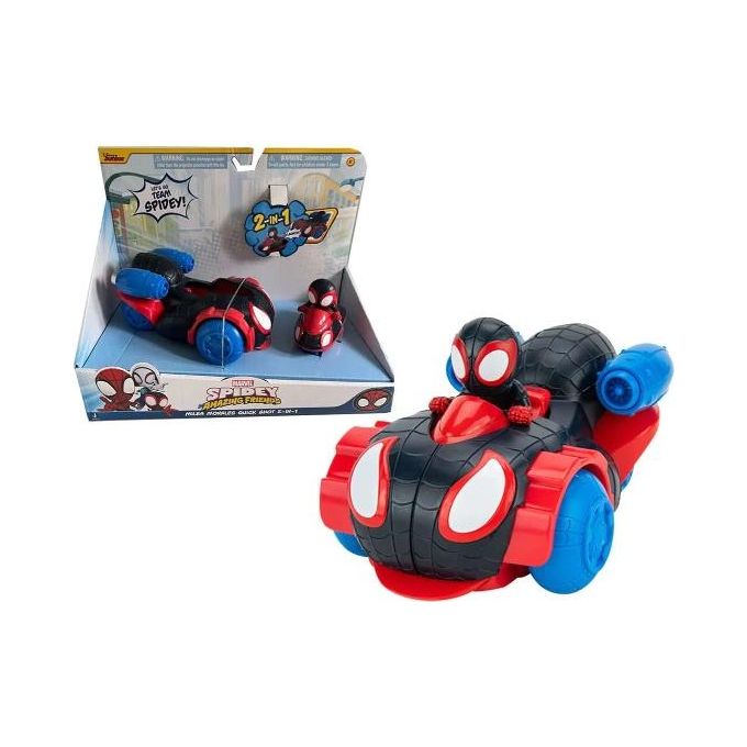 Rei Toys Spidey Veicolo 2 in 1 Miles Morales