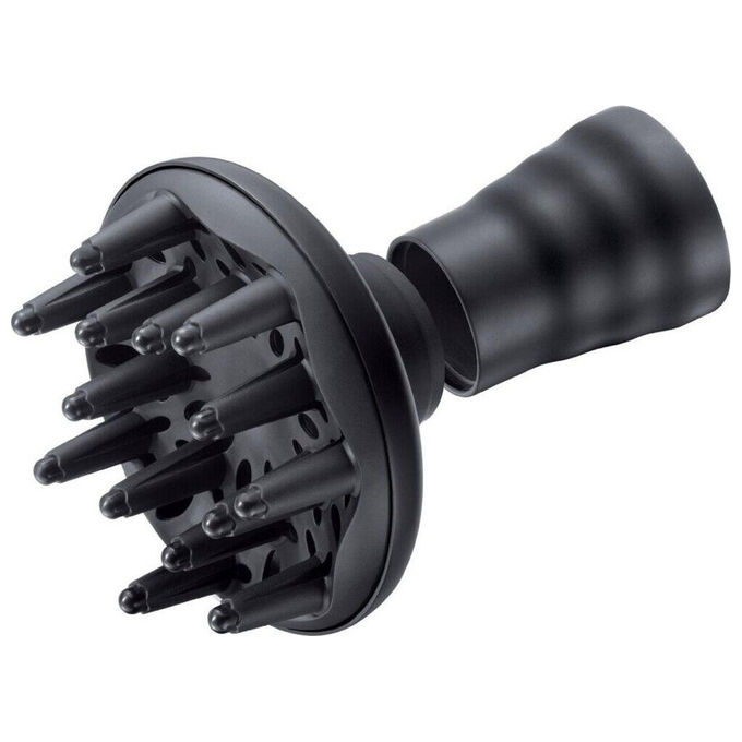 Remington D52DU Diffusore Universale per Asciugacapelli Ugello Adattatore Silicone per Riccioli e Volume colore Nero