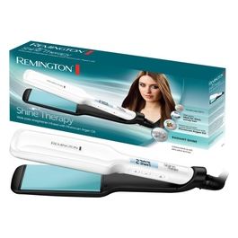 Piastra Larga Shine Therapy Piastre in Ceramica con Olio Argan Infuso Display Lcd