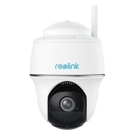 Argus Series B430 Telecamera a batteria solare wireless 5MP con funzione pan e tilt Bianco