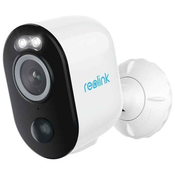 Reolink Telecamera di sicurezza wireless 3MP alimentata a energia solare e a batteria con Smart Detection Bianco