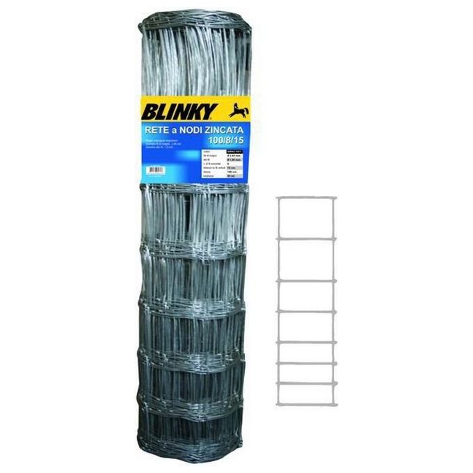 Blinky Rete Zincata A Nodi Rotolo Mt.50 120- 9-15