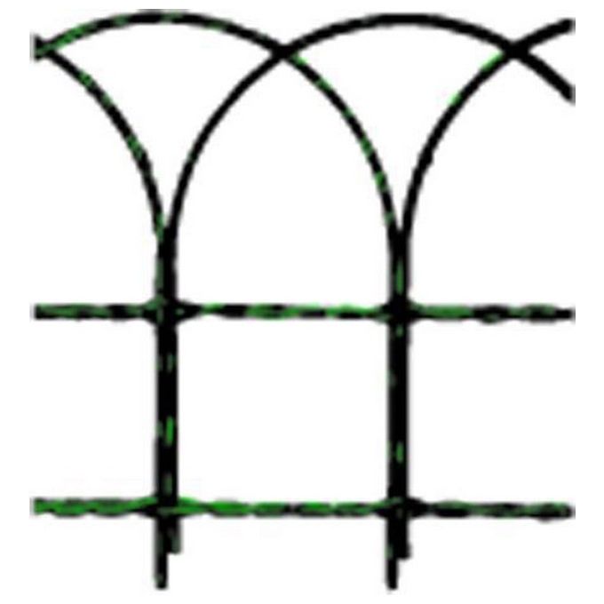 Cavallino Rete Ornamentale Plastic Verde Mt.25 H.Cm. 90