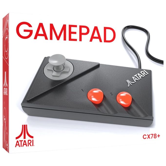 Retro Games Gamepad Retro Atari CX78 Nero