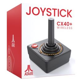 Joystick 1145025 Atari Cx40 Wireless Nero per Esperienza di Gioco Vintage con Tecnologia Modernizzata