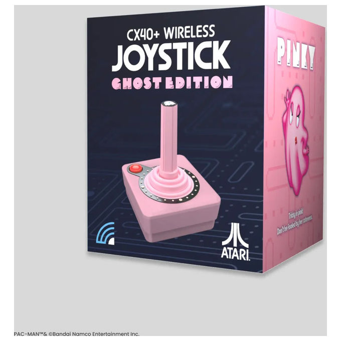 Retro Games Ltd, Joystick Wireless Atari CX40+ Pinky Edition