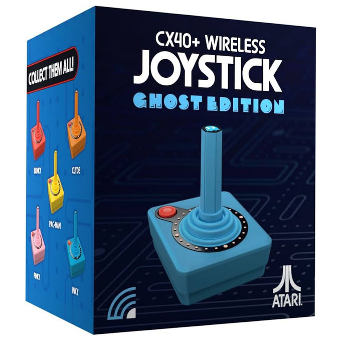 Retro Games Ltd Joystick Wireless Atari CX40+ Inky Edition Compatibile con Sistemi Atari Moderni