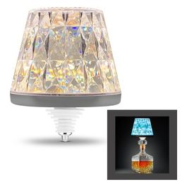 Led Bottle Lamp With Battery Lamprusco Cristal RGBW