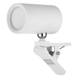 LED Lampada con Clip a Batteria Interruttore Bianco