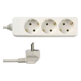 Presa Multipla 3 Ingressi Standard 5mt Bianco